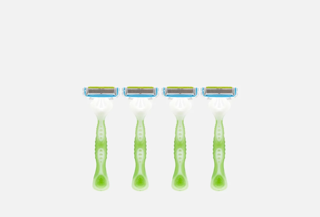 Одноразовый женский бритвенный станок Dorco Eve 6 Disposable 6 лезвий с плавающей головкой