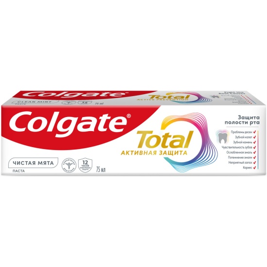 Зубная паста Colgate Total 12 Чистая мята (75 мл)