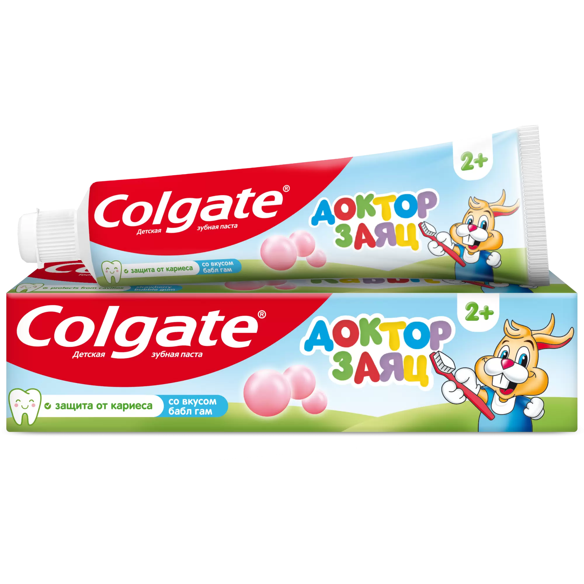 Зубная паста детская Colgate кошка Доктор Заяц, 50мл