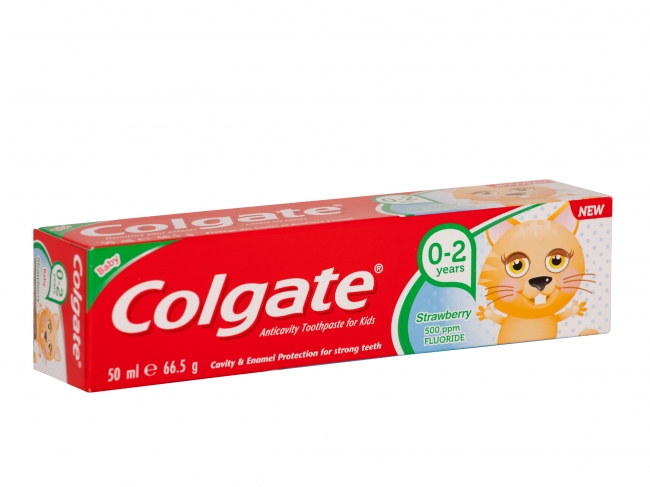 Зубная паста детская Colgate кошка 0-2 года, 50мл