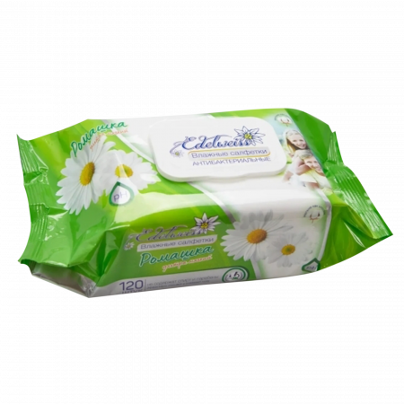 Влажные салфетки Edelweiss 15шт. для семьи