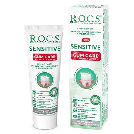 Зубная паста R.O.C.S. Sensitive Plus Gum Care (94 г)