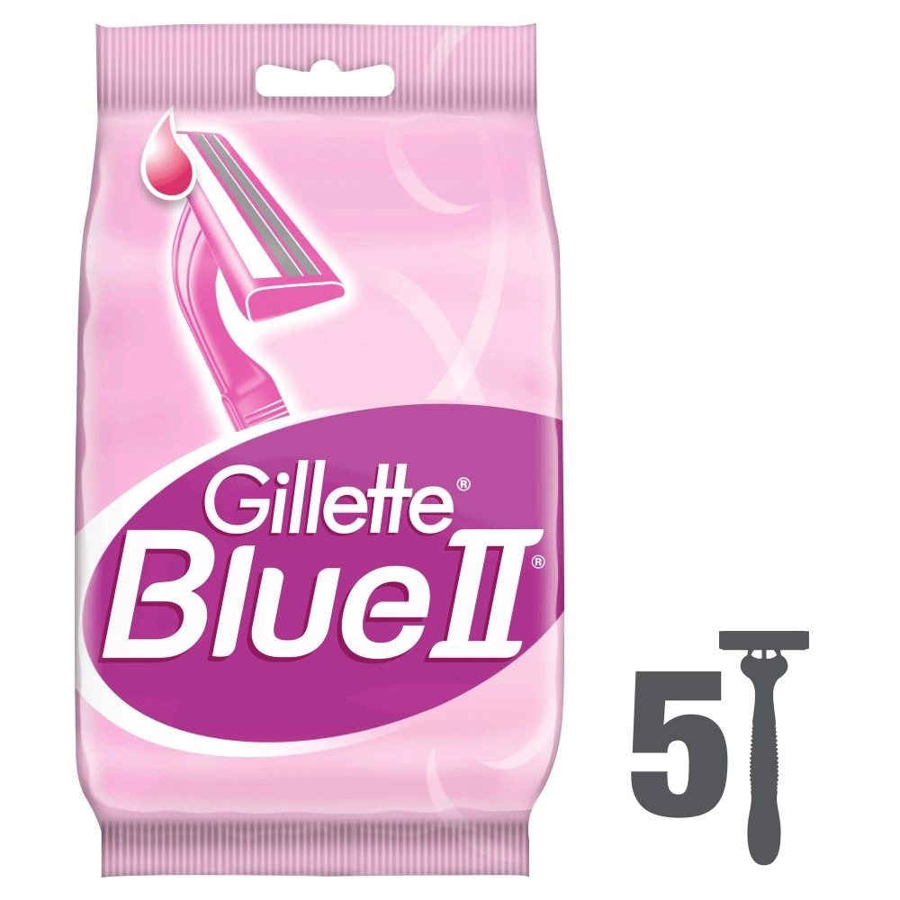 Станок женский одноразовый Gillette Blue II (5 шт.)
