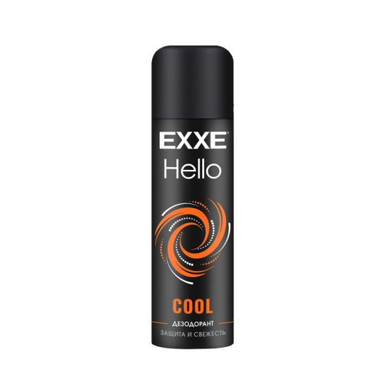Дезодорант спрей мужской " Exxe " Hello Cool Защита и свежесть, 150мл, содержит Витамин Е