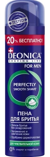 Пена для бритья Deonica Men для чувствительной кожи (240 мл)