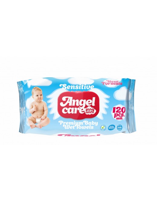 Влажные салфетки ANGEL детские, Delux, 120 шт