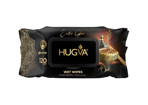 Влажные салфетки 120шт. HUGVA "OUD"