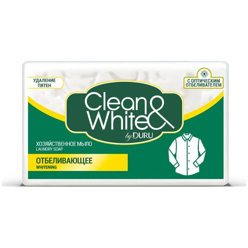 Хозяйственное мыло DURU CLEAN&WHITE Отбеливающее 4*120 г
