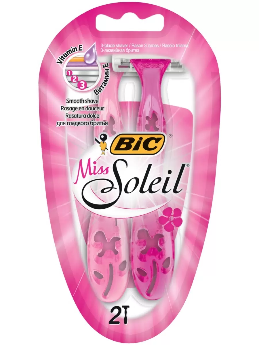 Станок для бритья одноразовый Bic Miss Soleil (2 шт.)
