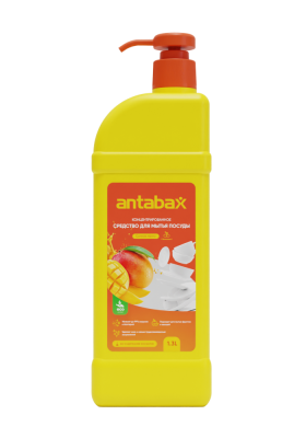 Средство для мытья посуды, овощей и фруктов Antabax 2л. Манго