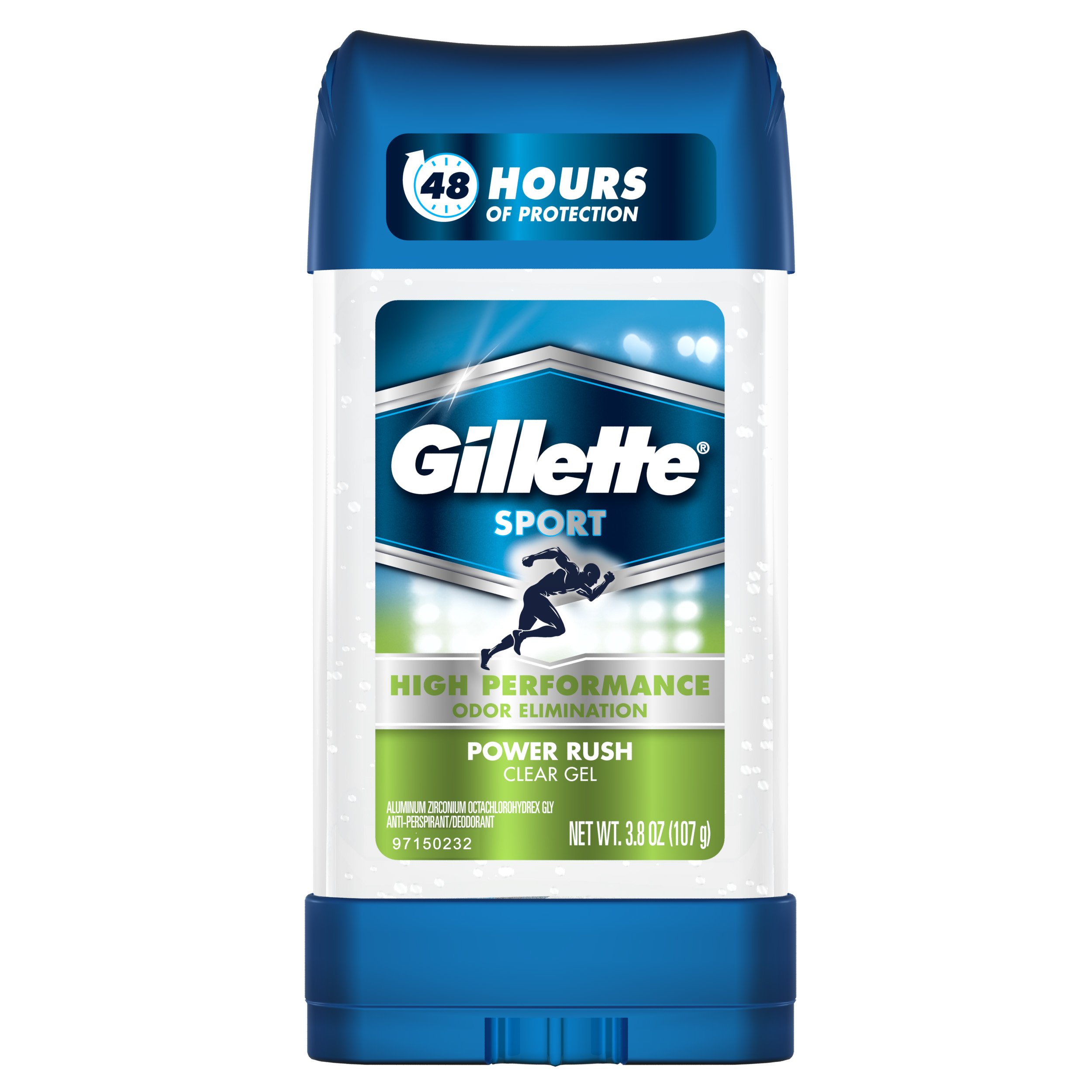 Антиперспирант Gillette Sport Power Rush Прозрачный Гелевый Дезодорант (107Г)