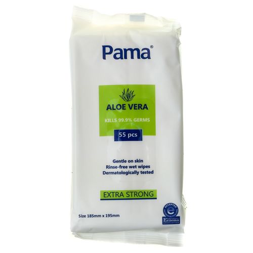Влажные салфетки PAMA  55шт Алоэ