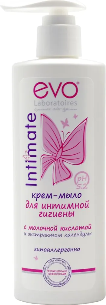 Крем-мыло для интимной гигиены Evo Intimate с календулой (200 мл)