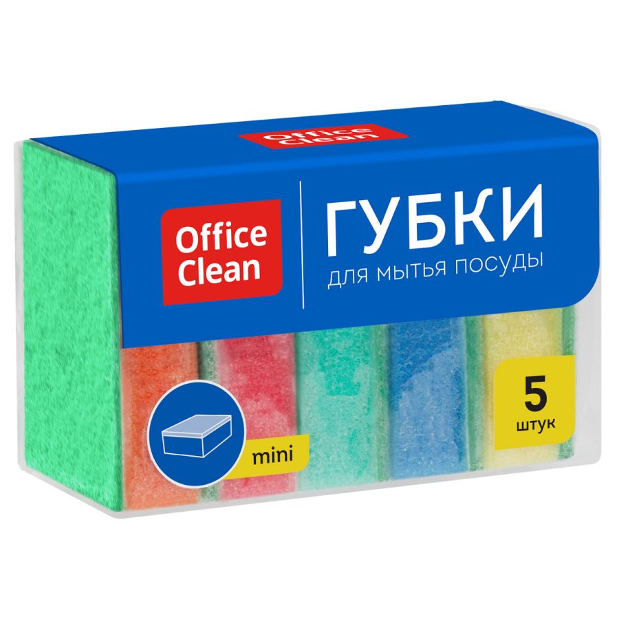 Губка для посуды "Uni" Волна 110*65*30 4шт Rilly
