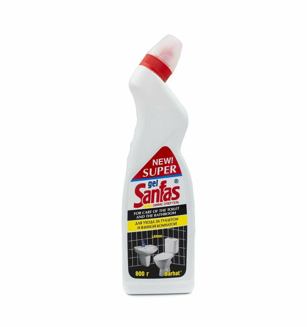 SUPER SANFAS gel универсальный лимон 12*800 г
