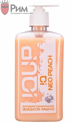 Жидкое мыло антибактериальное NEO Peach дозатор-помпа IQUP