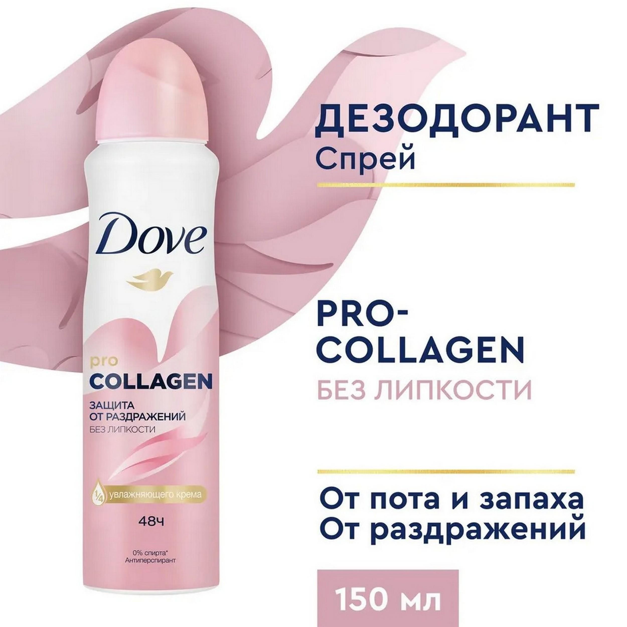 Дезодорант-антиперспирант спрей Dove Pro-Collagen (150 мл)