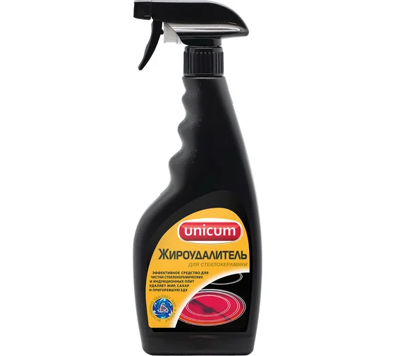Unicum жироудалитель для стеклокерамики (500 мл)