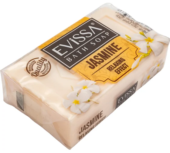 Банное мыло, пвх пленка EVISSA 150 гр. Жасмин