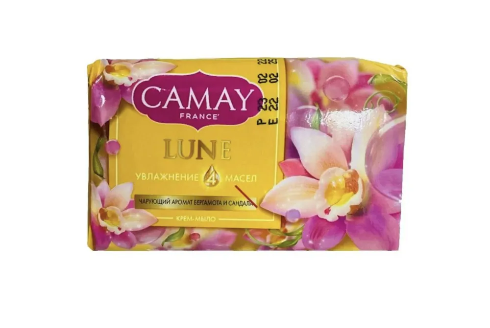 Мыло туалетное Camay France 85г. Бергамота и сандал