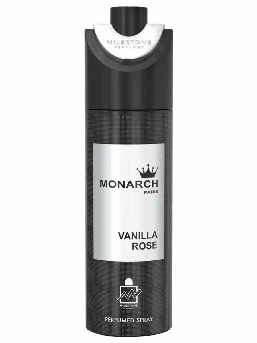 Дезодорант Milestone Monarch Vanilla Rose woman, 200 мл