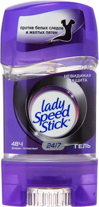Дезодорант-антиперспирант гель Lady Speed Stick 24/7 Невидимая защита (65 г)