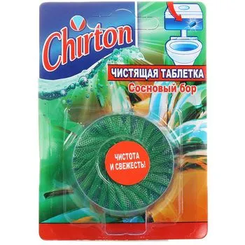 Таблетка чистящая для унитаза Chirton Сосновый Бор (50 г)