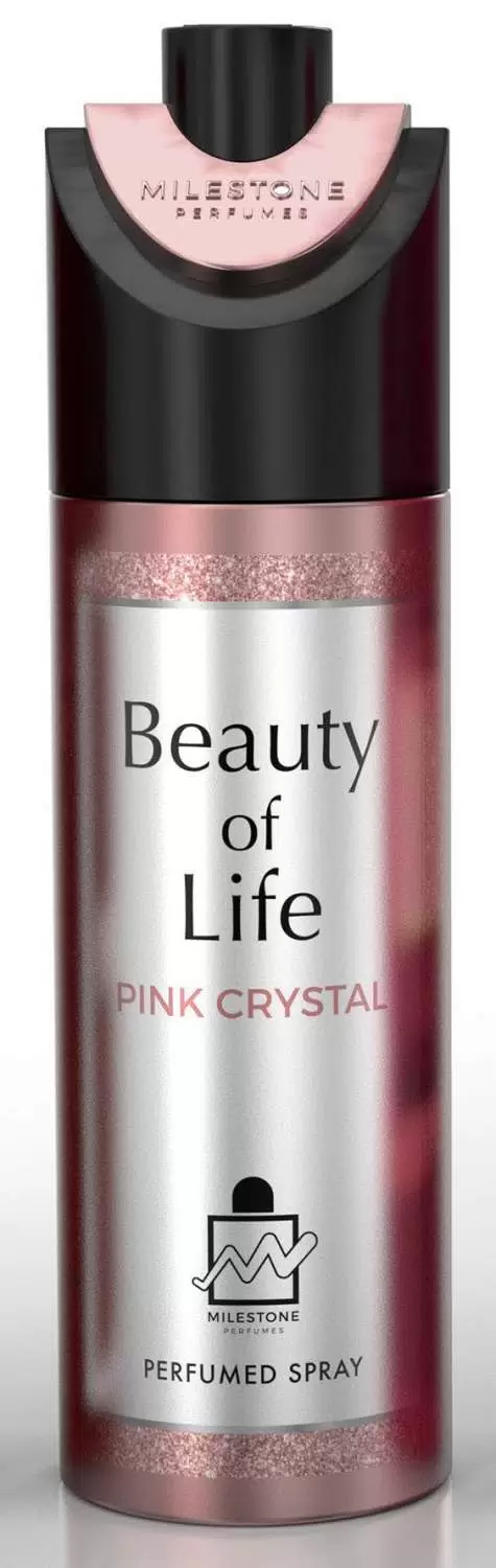 Дезодорант Milestone Beauty Of Life Pink Crystal woman Парюмированный, 200 мл