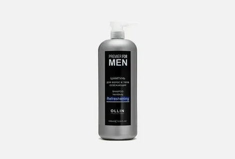Шампунь для волос и тела освежающий Ollin Prof Premier For Men 1000 мл