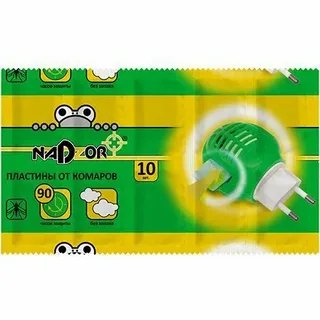 Пластины от мух без запаха Nadzor (10 шт)