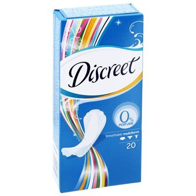 Прокладки ежедневные Discreet 0% perfume normal, 20 шт