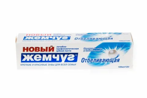 Зубная паста Новый Жемчуг Отбеливающая, 100 мл