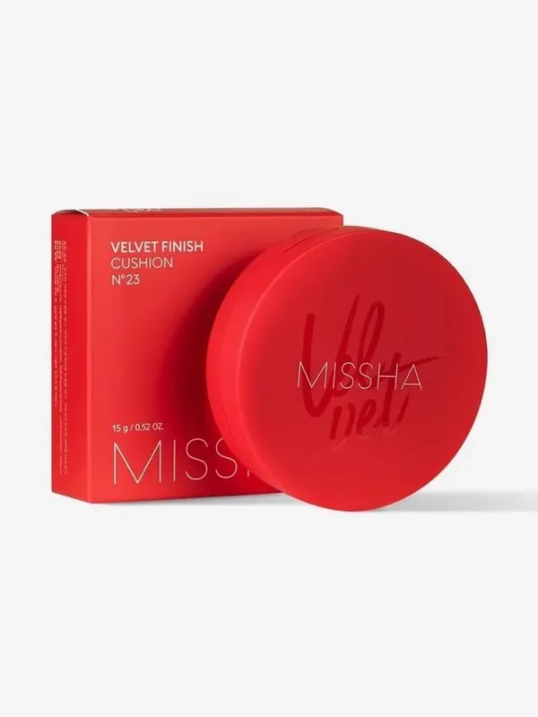 Тональный кушон с матовым финишем Missha Velvet Finish Cushion SPF50+ PA+++ (№23 красный)