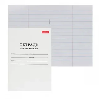 Тетрадь-словарик, для записи слов, А6, 24 листа, линия, Hatber, 24Т6B5_06194