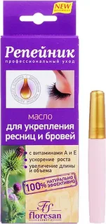 Масло для укрепления Флоресан Репейник бровей и ресниц флакон-тушь 8 мл