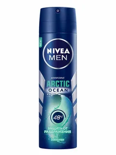 Дезодорант-антиперспирант спрей NIVEA MEN ARCTIC OCEAN (150 мл)