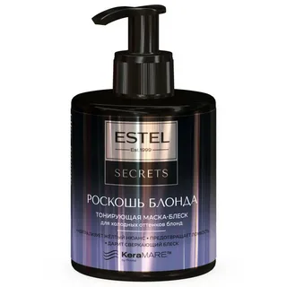 Маска для волос Estel Secrets блеск, Роскошь блонда, тонирующая, 275 мл