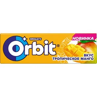 Жевательная резинка Orbit. Тропическое манго