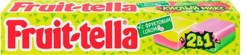Конфеты жевательные Fruit-tella Кислый микс (41 г)