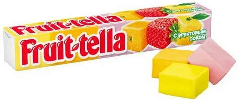 Конфеты жевательные Fruit-tella Фруктовое Ассорти (41 г)