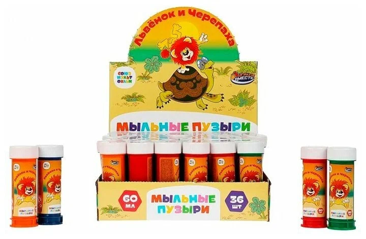 Мыльные пузыри Черепашки 60мл, ИГРАЕМ ВМЕСТЕ