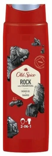 Гель для душа + шампунь 2в1 OLD SPICE Rock with Charcoal 400мл