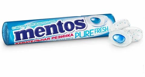 Жевательная резинка MENTOS "СВЕЖАЯ МЯТА"