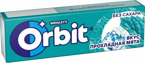 Жевательная резинка Orbit. Прохладная мята
