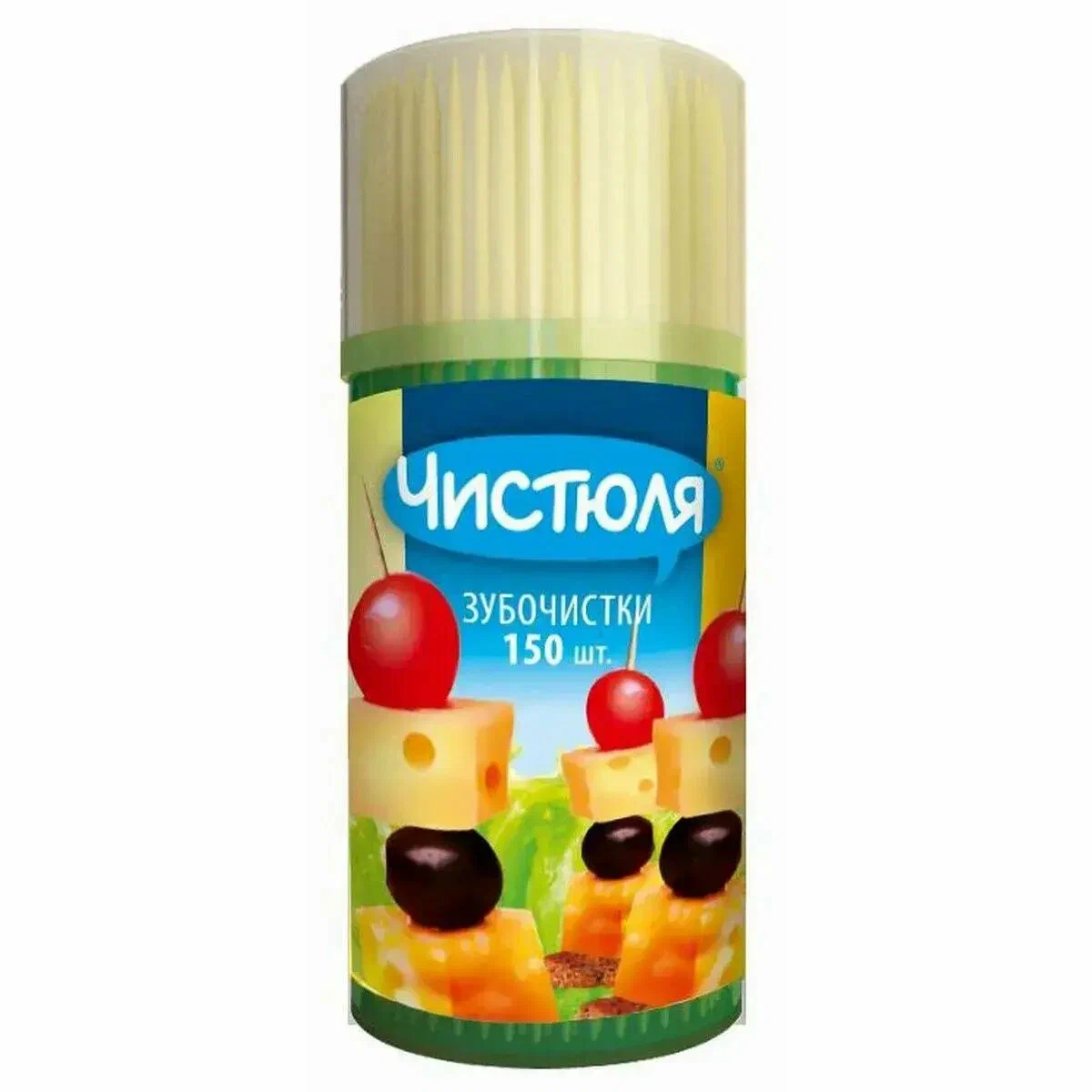 Зубочистки Чистюля (150 шт)
