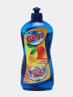 Средство для мытья посуды Bingo Lemon & Tangerine 400мл.