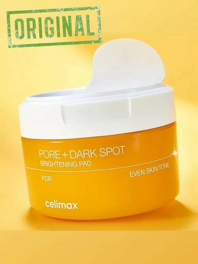 Тонер-пэды для выравнивания тона и рельефа кожи Celimax Pore+Dark Spot Brightening Pad