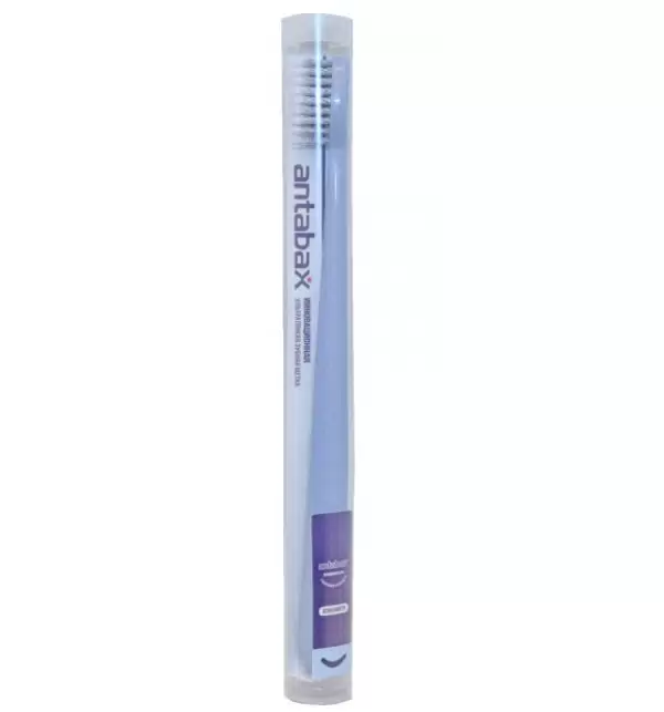 Зубная щетка БИО супертонкая щетина, антибактериальная, средняя жесткость Antabax