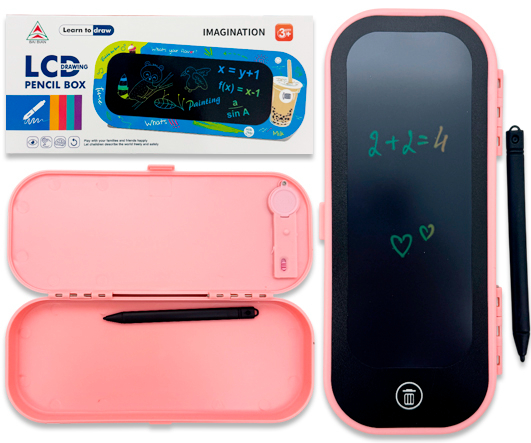 Пенал пластиковый с графическим дисплеем с рисунком 120МК-25А4312