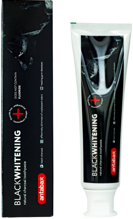 Зубная паста Antabax 100мл. Черный уголь